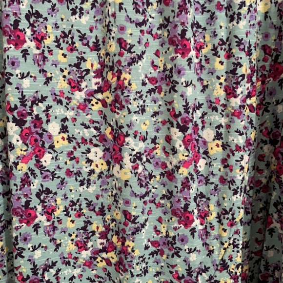 NWOT Concepts large hi low skirt gorgeous coloring - Picture 2 of 3